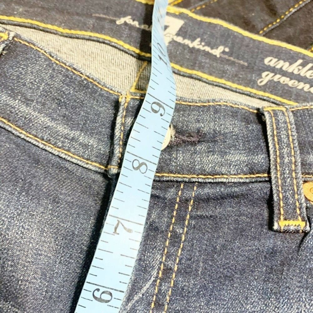 7 For All Mankind Raw Hem Gwenevere Ankle Jeans - Picture 10 of 10
